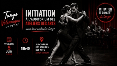 Photo de couverture de l'évènent : Initiation et concert tango - Ateliers des arts